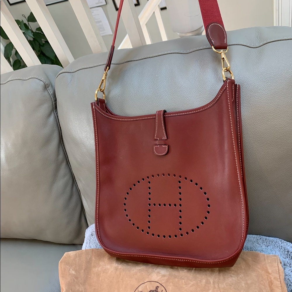 Hermes Evelyne Bag Gen I Courchevel GM